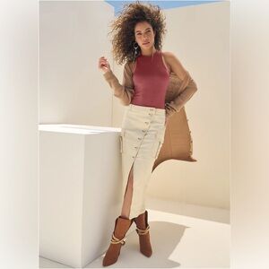 Elegant Rust Bodysuit
